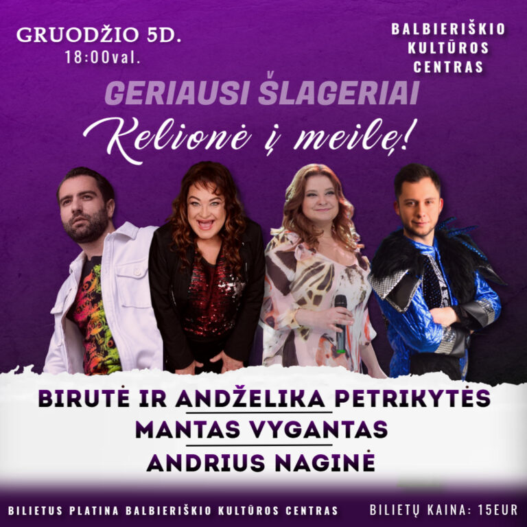 Geriausi šlageriai. KELIONĖ Į MEILĘ!