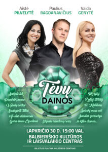 Koncertas TĖVŲ DAINOS BALBIERIŠKYJE su Pauliumi Bagdanavičiumi, Aiste Pilvelyte ir Vaida Genyte
