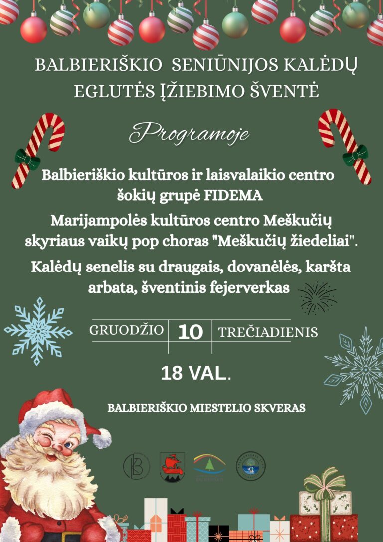 Eglutės įžiebimo šventė GRUODŽIO 10 d. 18 val.