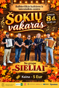 Šokių vakaras su grupe SIELIAI